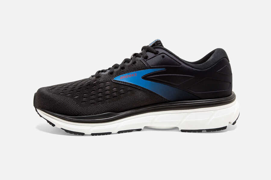 Dyad 11 Road Brooks Running Shoes NZ Mens - Black/Blue - BRZVXG-392